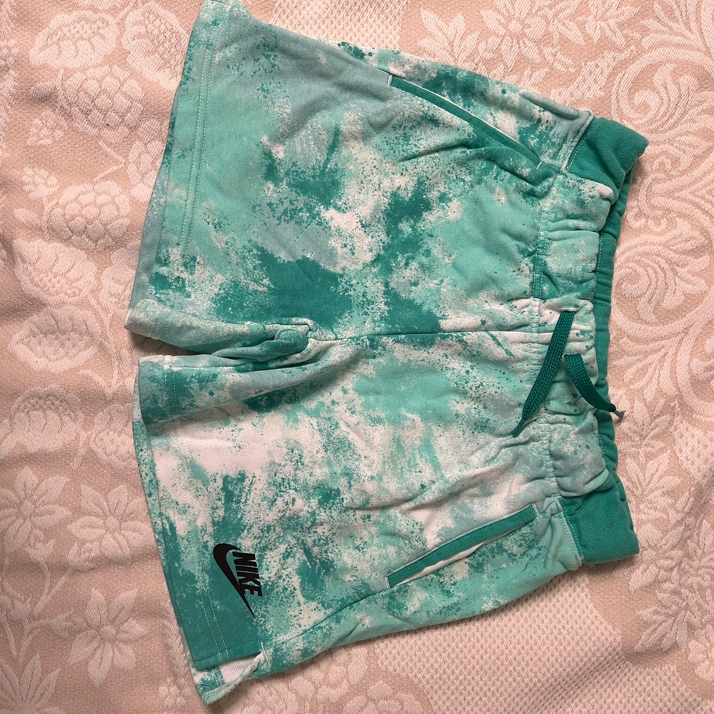 Nike Kids Aqua and White Splash Shorts